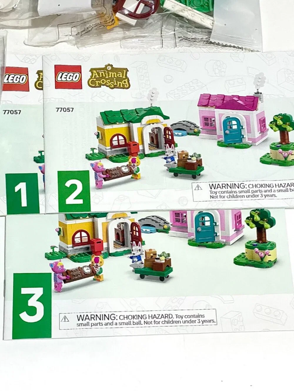 LEGO 77057 Animal Crossing Yellow Creative Houses Seasons *NO MINIFIGURES* NEW